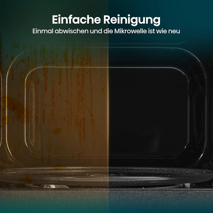 Hisense H23MOBS4HI Mikrowelle /23 L /900W /InverterTech/Keramikbeschichtung/Premium Glas/Massgeschne