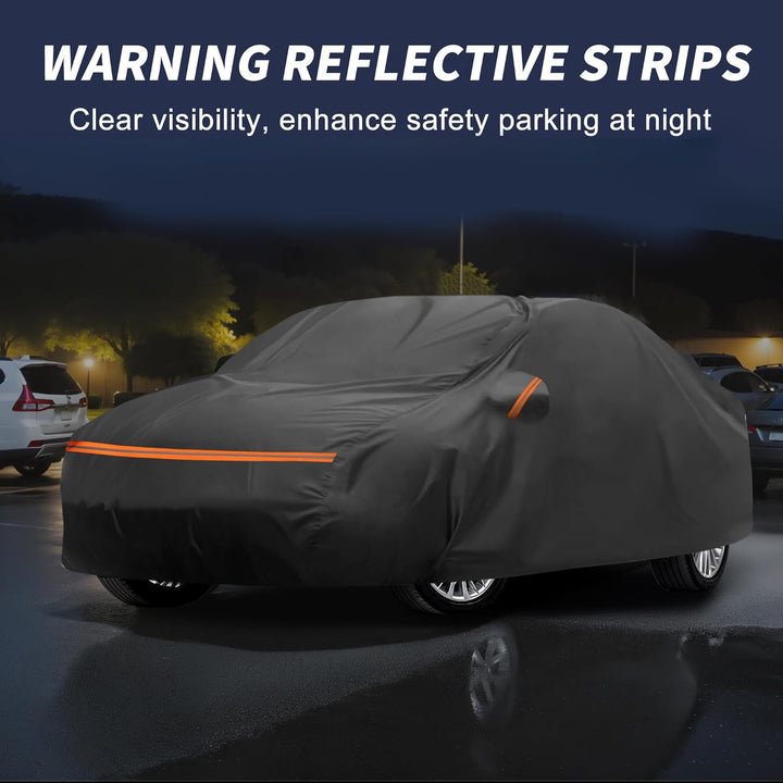 Autoabdeckung für Audi A1 2010-2023 PEVA Spunlace Baumwolle Outdoor Voll Autoabdeckung Alle Wetter W
