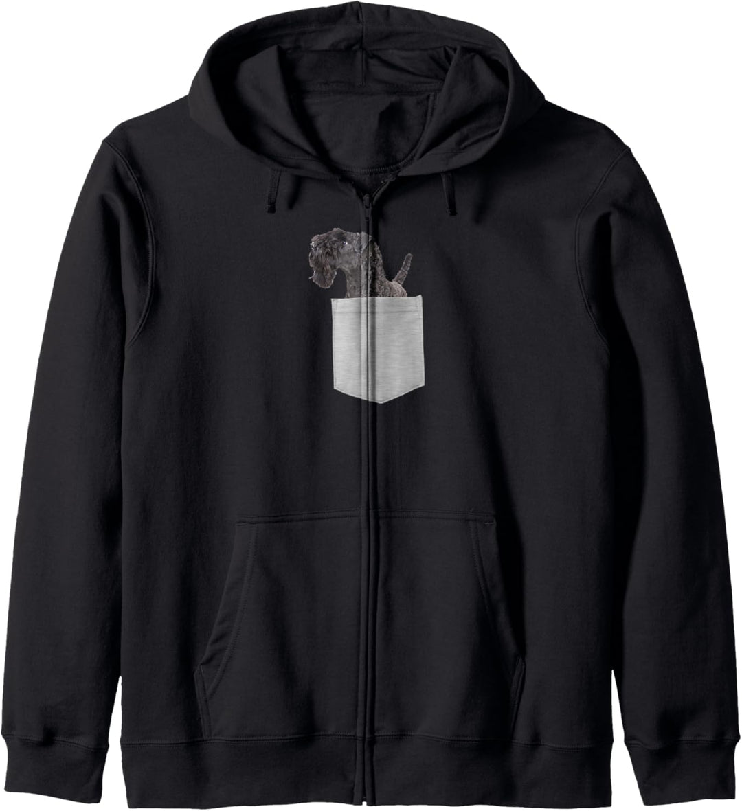 Dog in Your Pocket Kerry Blue Terrier Kapuzenjacke