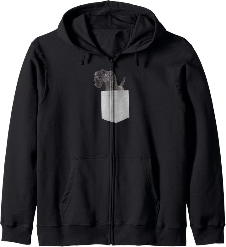 Dog in Your Pocket Kerry Blue Terrier Kapuzenjacke