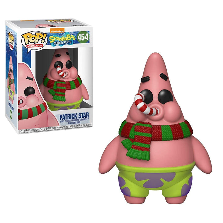 Funko Pop! Vinyl: Spongebob Squarepants: Patrick Star Xmas - Vinyl-Sammelfigur - Geschenkidee - Offi