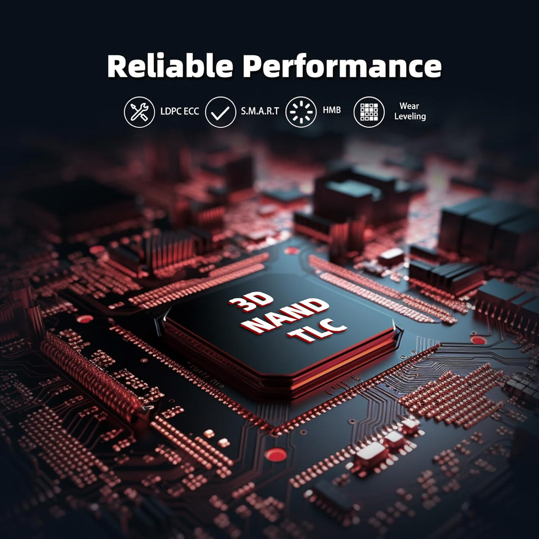 KingSpec NX-2280 2TB SSD NVMe M.2 PCIe 3.0 Gen 3x4 Gaming Solid State Drive, Up to 3500MB/s Read, 3D