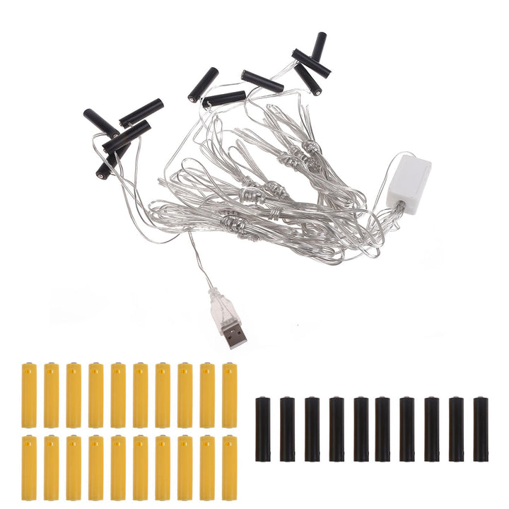 Frotox Batterie Eliminator AAA 4.5V 3V, Batterie Adapter, Batterie Netzteiladapter Für Weihnachten L