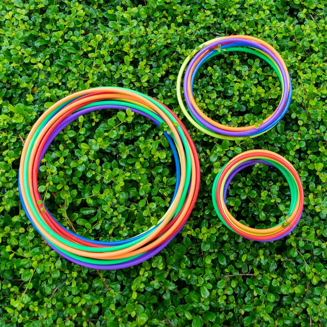 Kunststoff Toss Ringe für Ring Toss Spiel,Klein Toss Ringe Drinnen draussen Kinder Target Übungsspie
