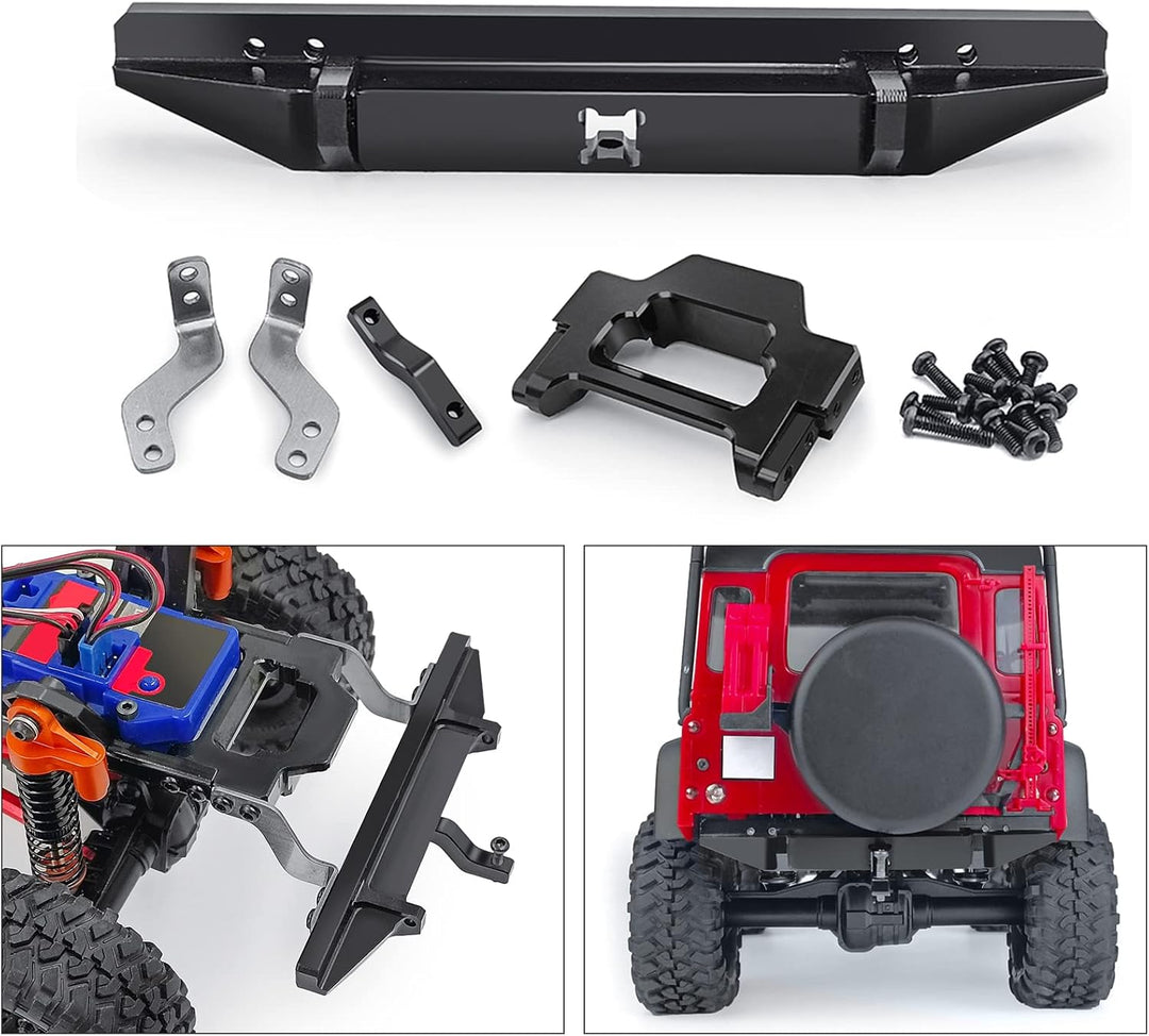Metall Heckstossstange RC Stossstange für 1/18 TRX-4M TRX4M Bronco Defender RC Crawler Auto Upgrade