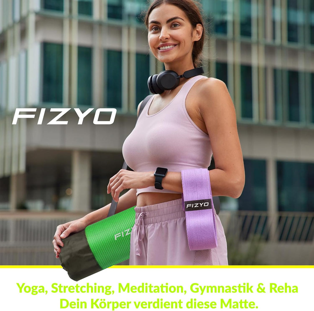 FIZYO FITYO Yogamatte Gymnastikmatte Fitnessmatte Trainingsmatte Turnmatte | für Yoga, Training, Erh
