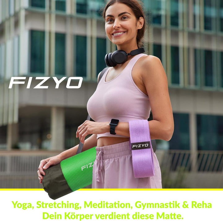 FIZYO FITYO Yogamatte Gymnastikmatte Fitnessmatte Trainingsmatte Turnmatte | für Yoga, Training, Erh