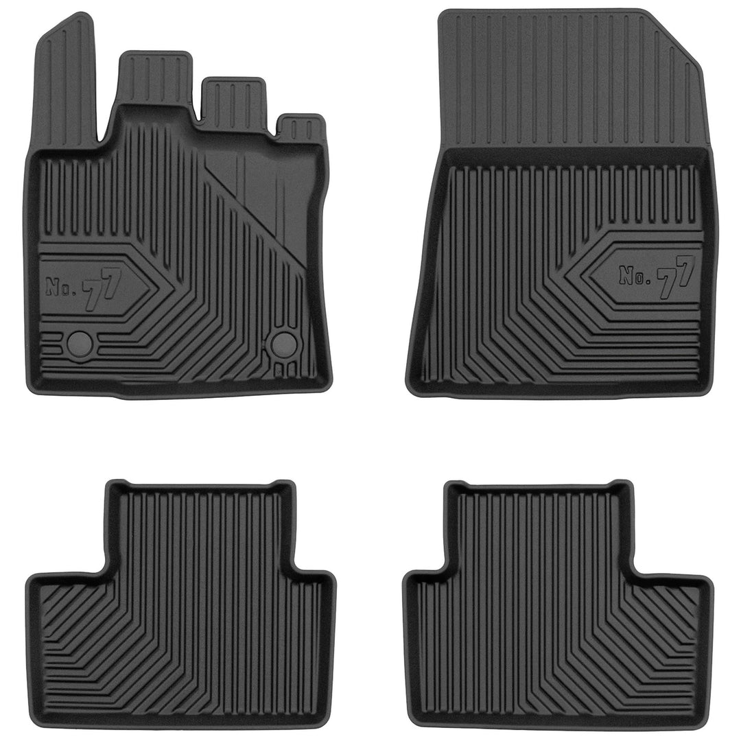 M MOTOS Gummimatten Auto Fussmatte passt für Renault Captur II ab 2019 Verbessern Sie Ihren Reisekom