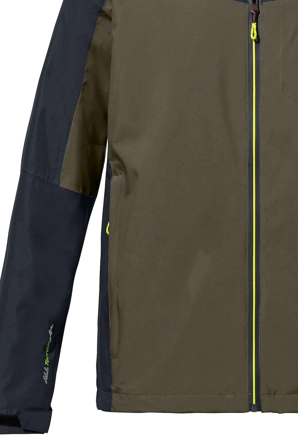 Killtec Herren Kos 6 Mn Jckt Funktionsjacke/Outdoorjacke mit Kapuze, packbar XL dunkeloliv, XL dunke