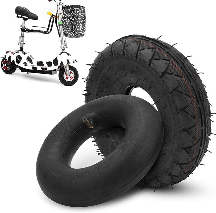 Roller Reifen, 4.10/3.50-4 Gummi Elektroroller Aussen- und Schlauchreifen für E-Bike Elektroroller