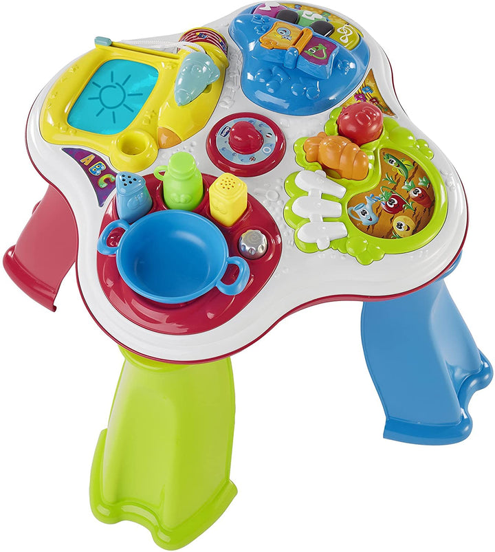 Chicco Artsana Spieltisch für Kinder Tisch Wachse und Lerne, Tisch Wachse und Lerne