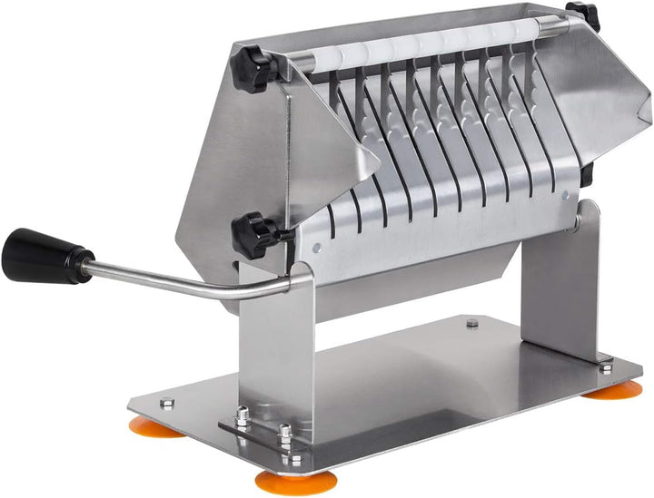 Beeketal 'CSB-2' Profi Gastro Curry Wurst Schneider für ca. 17,5 mm Schnittstärke mit 10 Edelstahl K