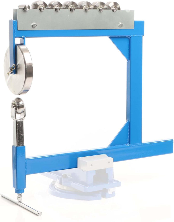 XPOtool Rollenstreckmaschine English Wheel mit 6 Streckrollen zur Metallverarbeitung
