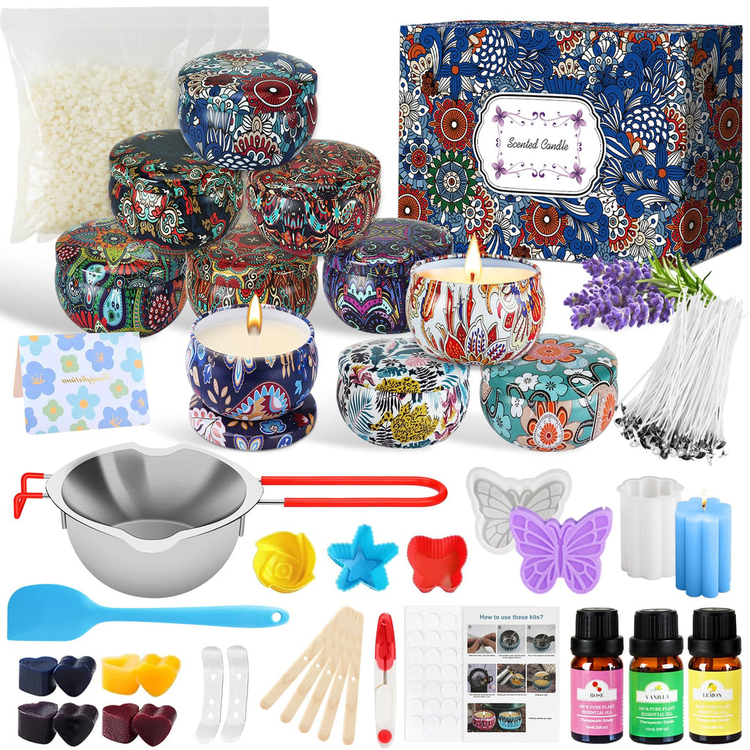 UCAMP Kerzen Selber Machen Set,DIY Kerzenherstellung Set,DIY Kreative Kerzenherstellung Kit,Candle M