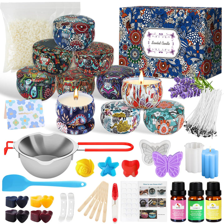 UCAMP Kerzen Selber Machen Set,DIY Kerzenherstellung Set,DIY Kreative Kerzenherstellung Kit,Candle M