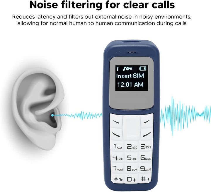 2G-Mobiltelefon, Einfaches GSM-Mobiltelefon mit Ohrbügel, Bluetooth-Headset-Wählgerät, Backup-Telefo