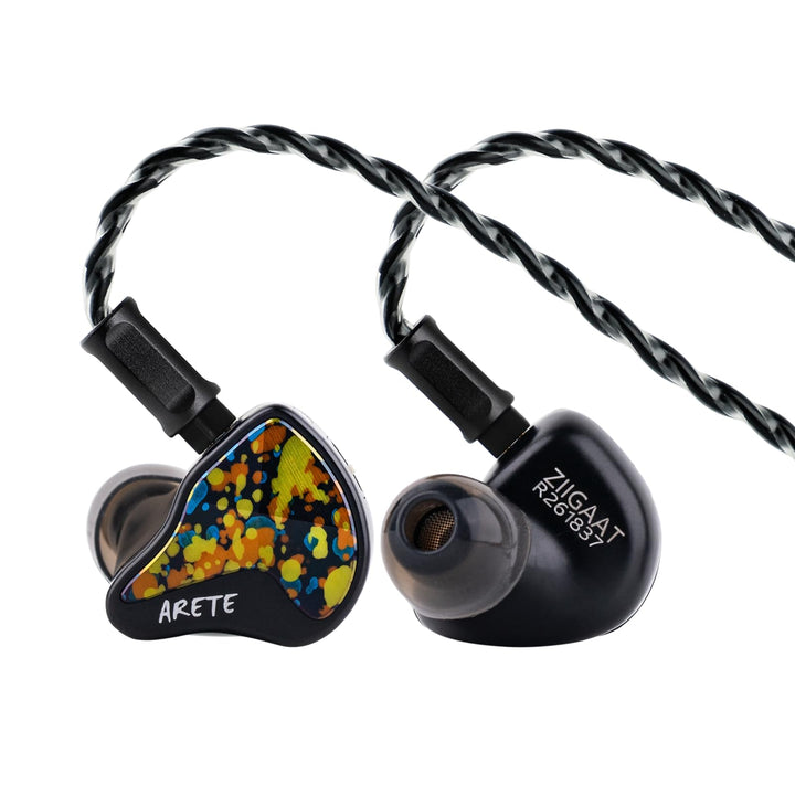 LINSOUL ZiiGaat x Fresh Reviews Arete II 1DD+4BA 2nd Hybrid-In-Ear-Monitor Graffiti, Graffiti