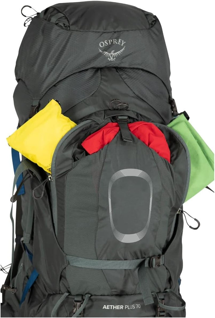 Osprey Aether 65 Trekkingrucksack für Männer Deep Water Blue L-XL, Deep Water Blue L-XL