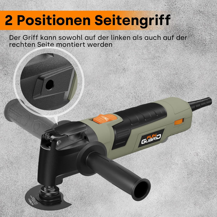 Oszillationswerkzeug 300W Multifunktionswerkzeug mit 30 Zubehör, 6 Variable Geschwindigkeit 15000-22