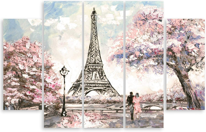 Feeby. Leinwandbild - 5 Teile - Bilder, Wand Bild, Wandbilder, Kunstdruck XXL, 5-Teilig, Typ B, 150x