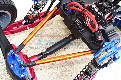 GPM Losi 1/6 Super Baja Rey 4X4 Desert Truck Tuning Teile Aluminium Adjustable Rear Upper Chassis Li