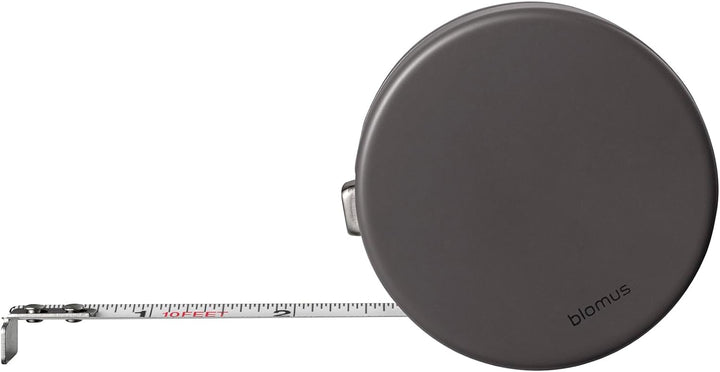 blomus -Gents- Bandmass, Stylisches Design, Automatischer Rücklauf, Maximal Länge 3 M, 10Ft, 6,5 Cm,
