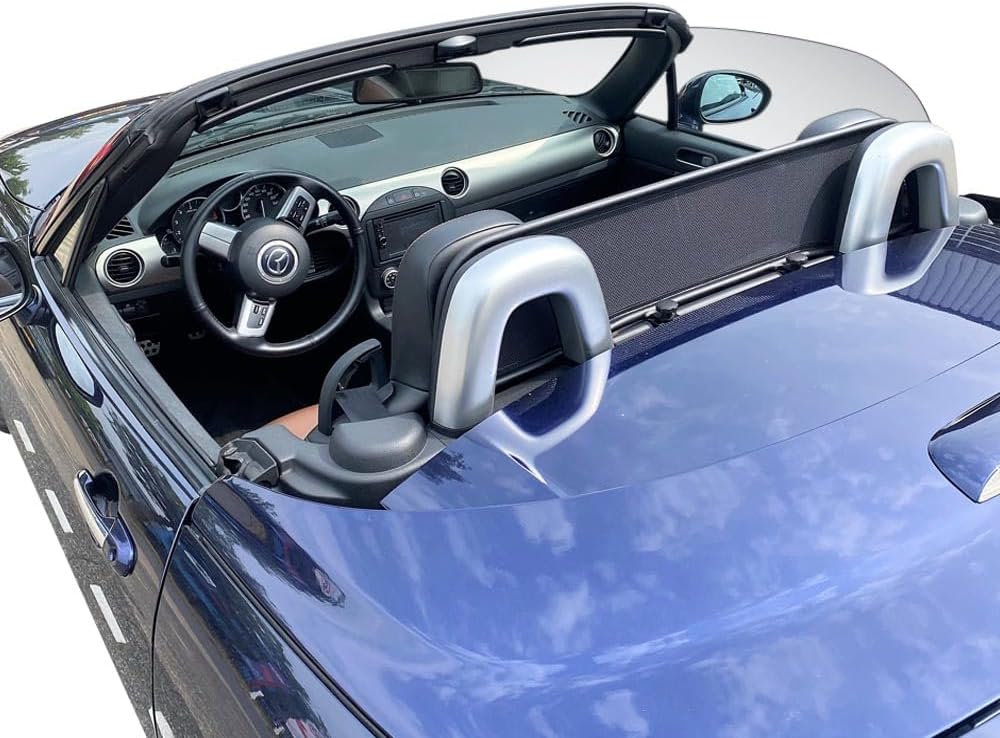 Aperta Windschott passend für Mazda MX-5 NC 100% Passgenau OEM Qualität Schwarz Windstop Windabweise