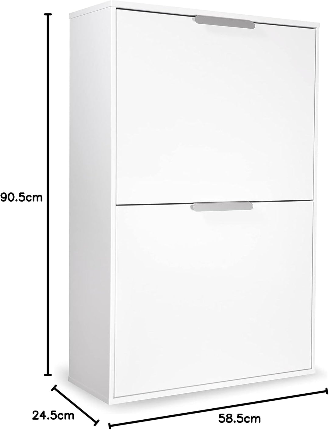 ARREGUI Ecoclas CR601-E Mülltrennsystem aus Stahl | 4 Fächer Mülleimer für die Küche | 4x17L (68L) |