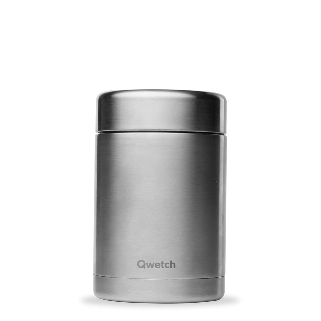 QWETCH - Isotherme Lunchbox - Edelstahl 500ml - Lebensmitteldose aus Edelstahl - 5h Warm & 7h Kalt -