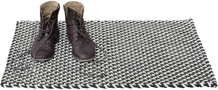 pad concept PAD Fussmatte Uni Badematte In/Outdoor Matte Teppich 72x92 cm Farbe: Rot - 100% Polyprop