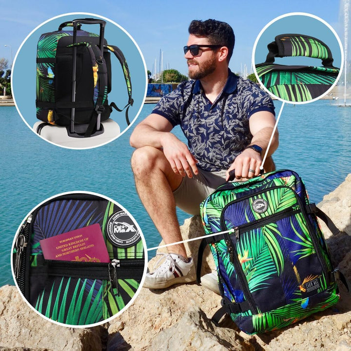 Cabin Max Metz Handgepäck Rucksack 45x36x20, Reiserucksack, Rucksack Flugzeug, Travel Backpack für C