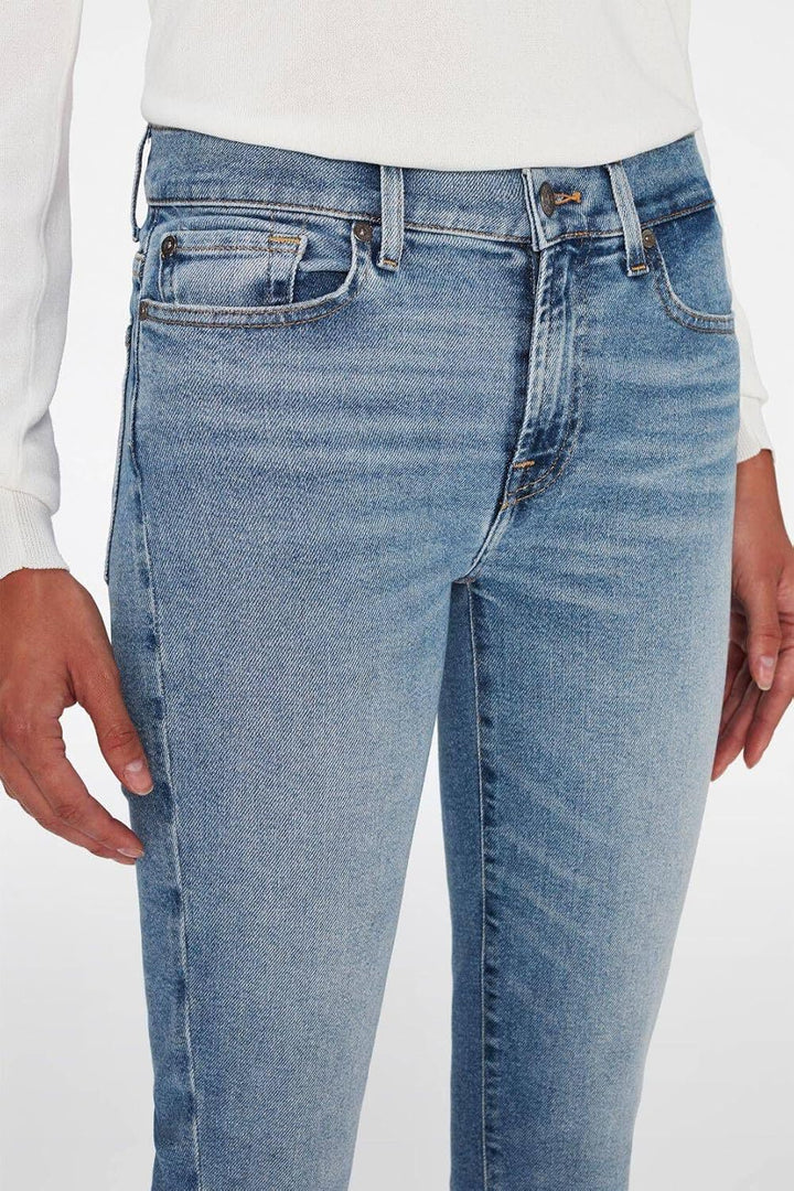 7 For All Mankind Damen Roxanne Ankle Luxe Vintage Jeans 24 Light Blue, 24 Light Blue