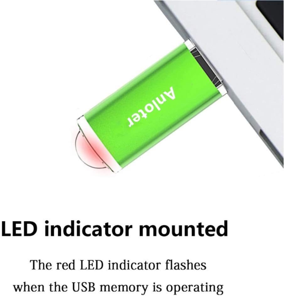 Anloter 50 Stück USB-Flash-Laufwerk Memory Flash Stick Pen Drive Daumen Speicher Speicher für Comput