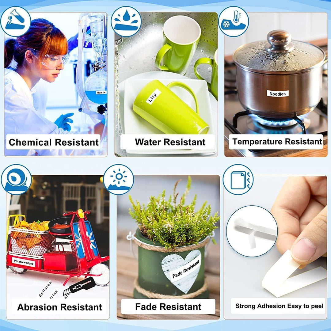 4x Pristar Kompatibel für Brother TZe-231 TZe231 TZc 231 Tz Tape 12mm 0.47 Laminated White Schriftba