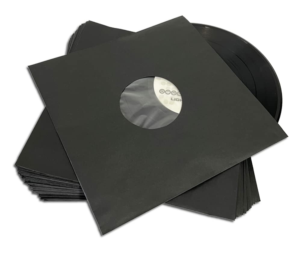Protected 25cm/10inch Cover Papier schwarz gefüttert