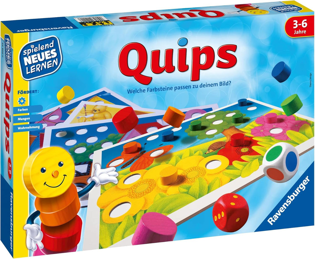 Ravensburger 24920 - Quips - Spielen und Lernen für Kinder, Lernspiel für Kinder von 3-6 Jahren, Spi
