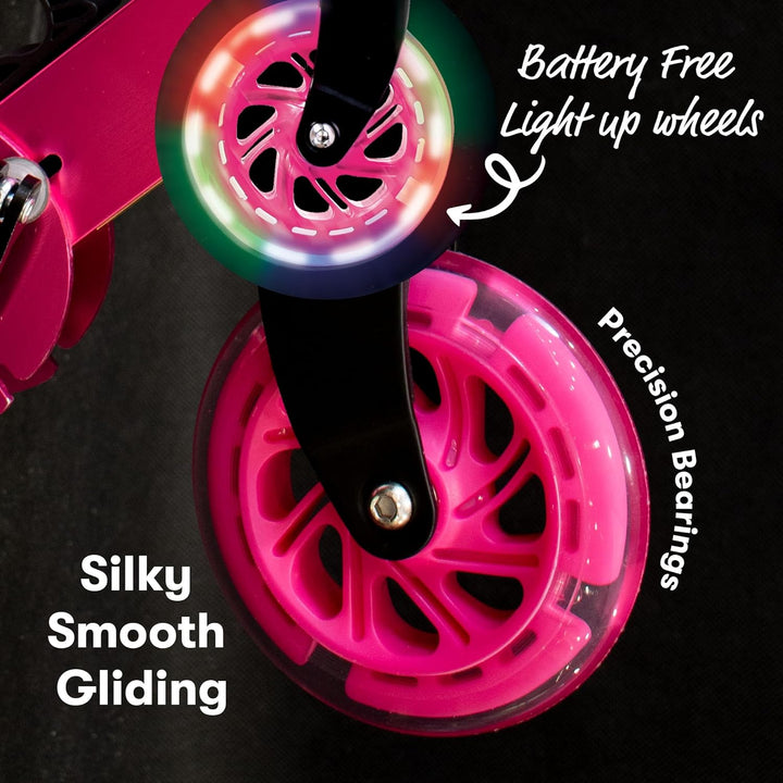 Zinc Unisex Jugend Identity Scooter Adjustable Height Pink, Adjustable Height Pink