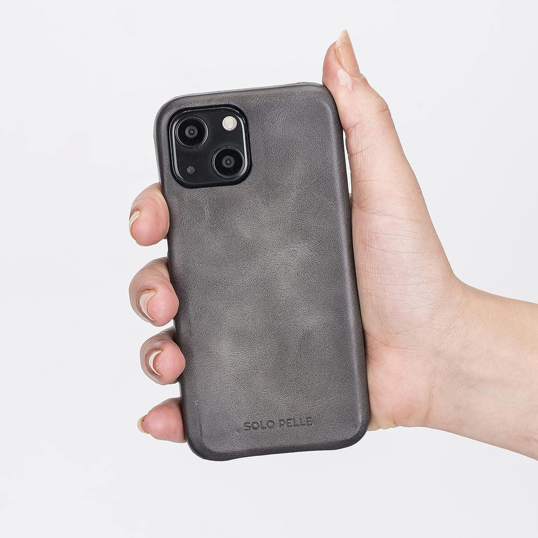 Solo Pelle Lederhülle für das Apple iPhone 13 Mini in 5.4 Zoll Princeton Case Leder Hülle Ledertasch