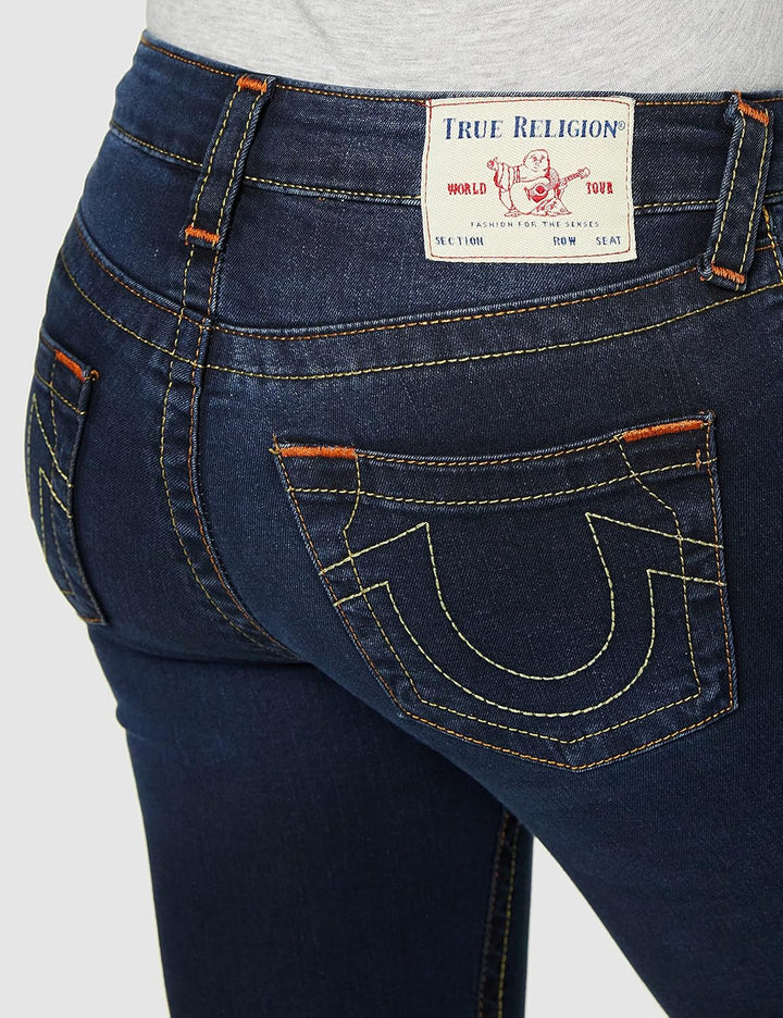 True Religion Damen Jennie Curvy Big T Skinny Jeans 23 Indigo Upgrade, 23 Indigo Upgrade
