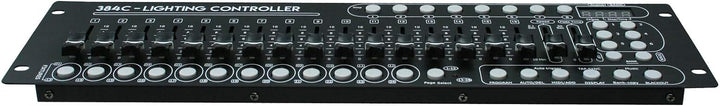 E-Lektron C-384C DMX Controller 24x 16-Kanal Licht Steuerpult Lichtsteuerung | 19" Rackeinbau-fähig