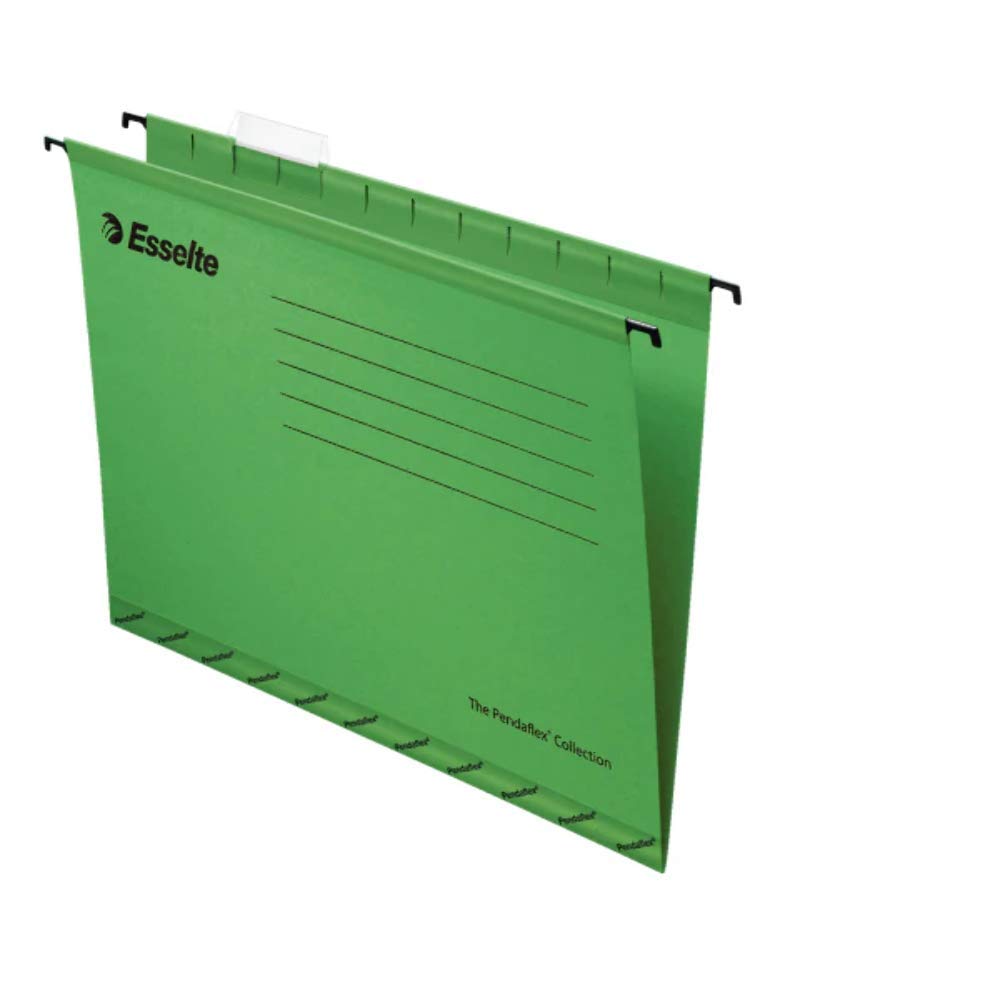 Esselte Pendaflex Hängemappen, Foolscap-Format, 360 × 240 mm, 25 Stück, grün Transparent 360 × 240 m