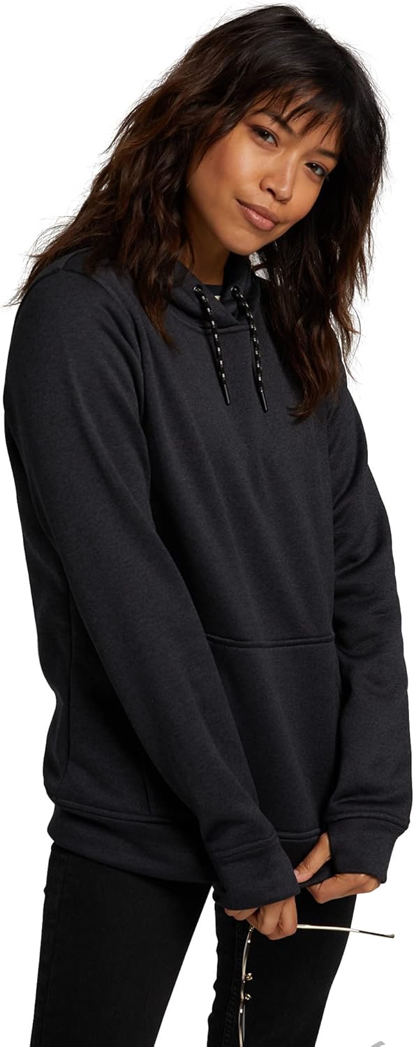 Burton Damen Oak Hoodie XXS True Black Heather, XXS True Black Heather