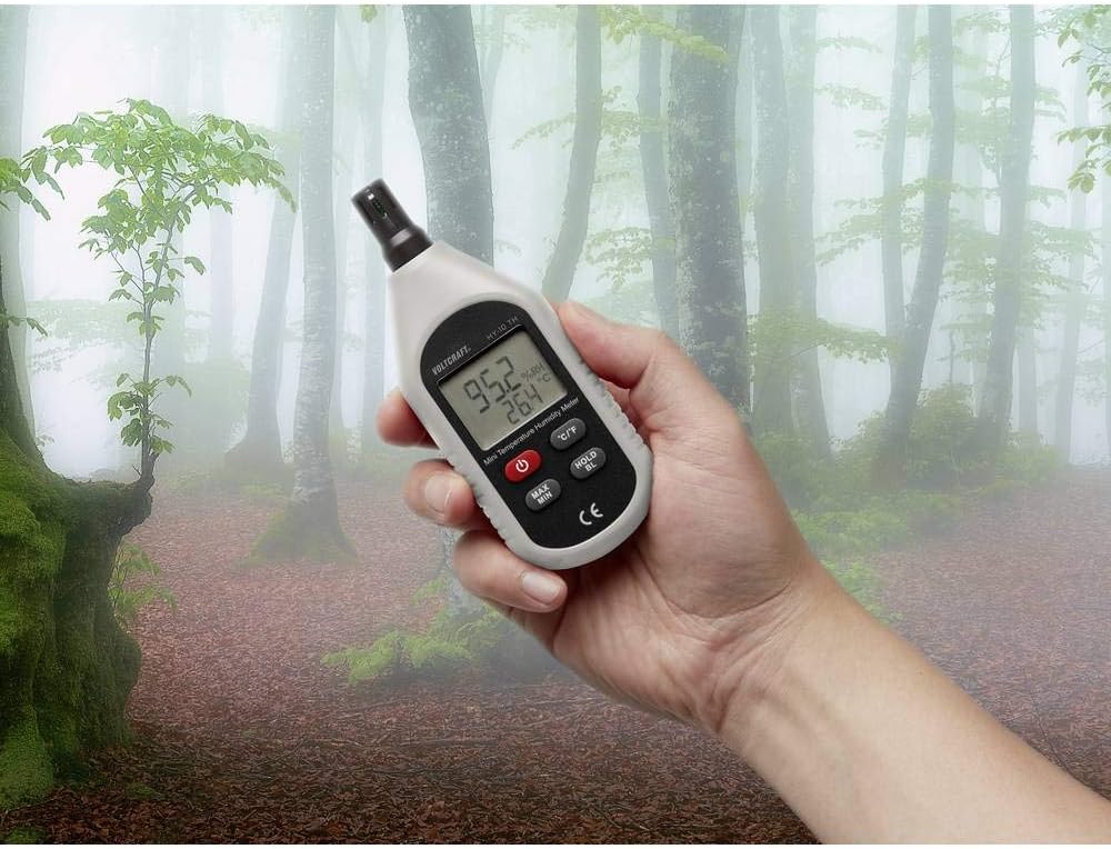 VOLTCRAFT HY-10 TH Luftfeuchtemessgerät (Hygrometer) 0% rF 100% rF