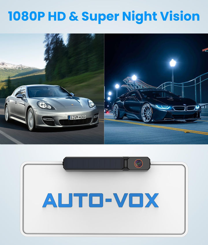 AUTO-VOX Rückfahrkamera SOLAR3A Plus Rückfahrkamera kabellos