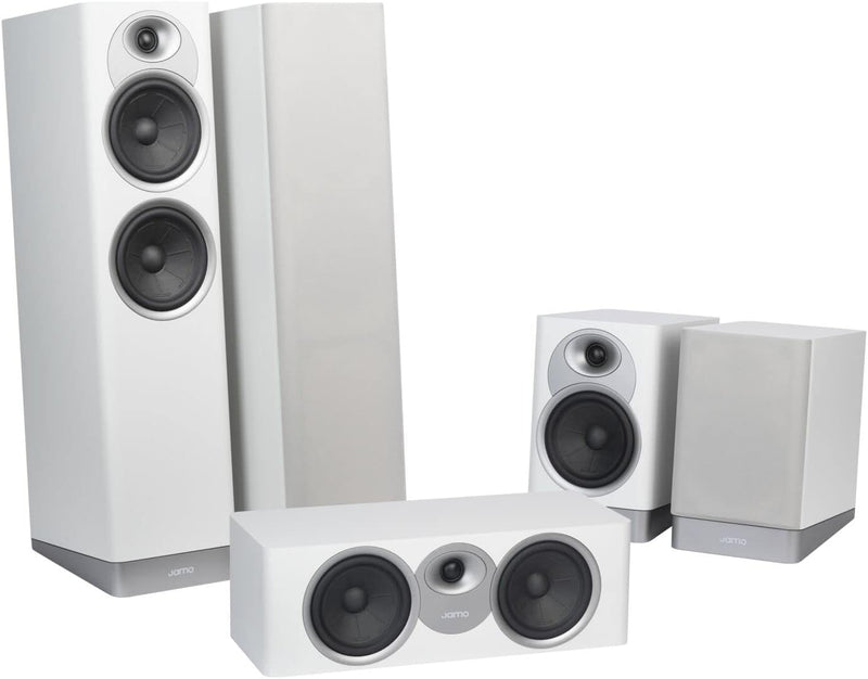 Jamo S7-25F Paar of Floor Speakers Grey Cloud Paar Bodenlautsprecher mit 14 cm Woofer, Grau