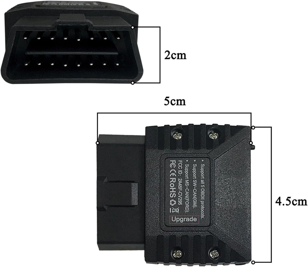 vLinker MC+ Mini Bluetooth OBD II Scanner Adapter Auto Diagnose Scan Tool und Codeleser für iPhone u