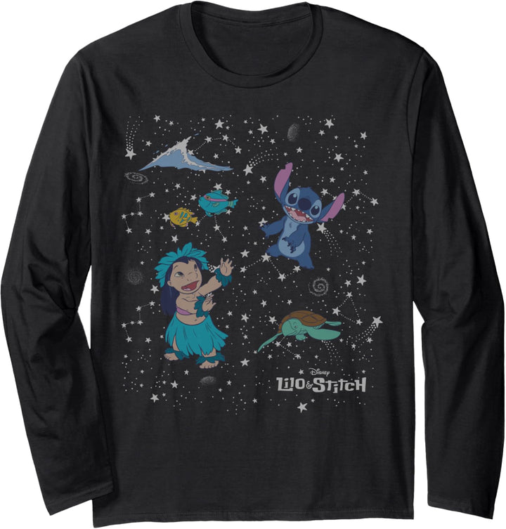 Disney Lilo & Stitch Constellations Langarmshirt