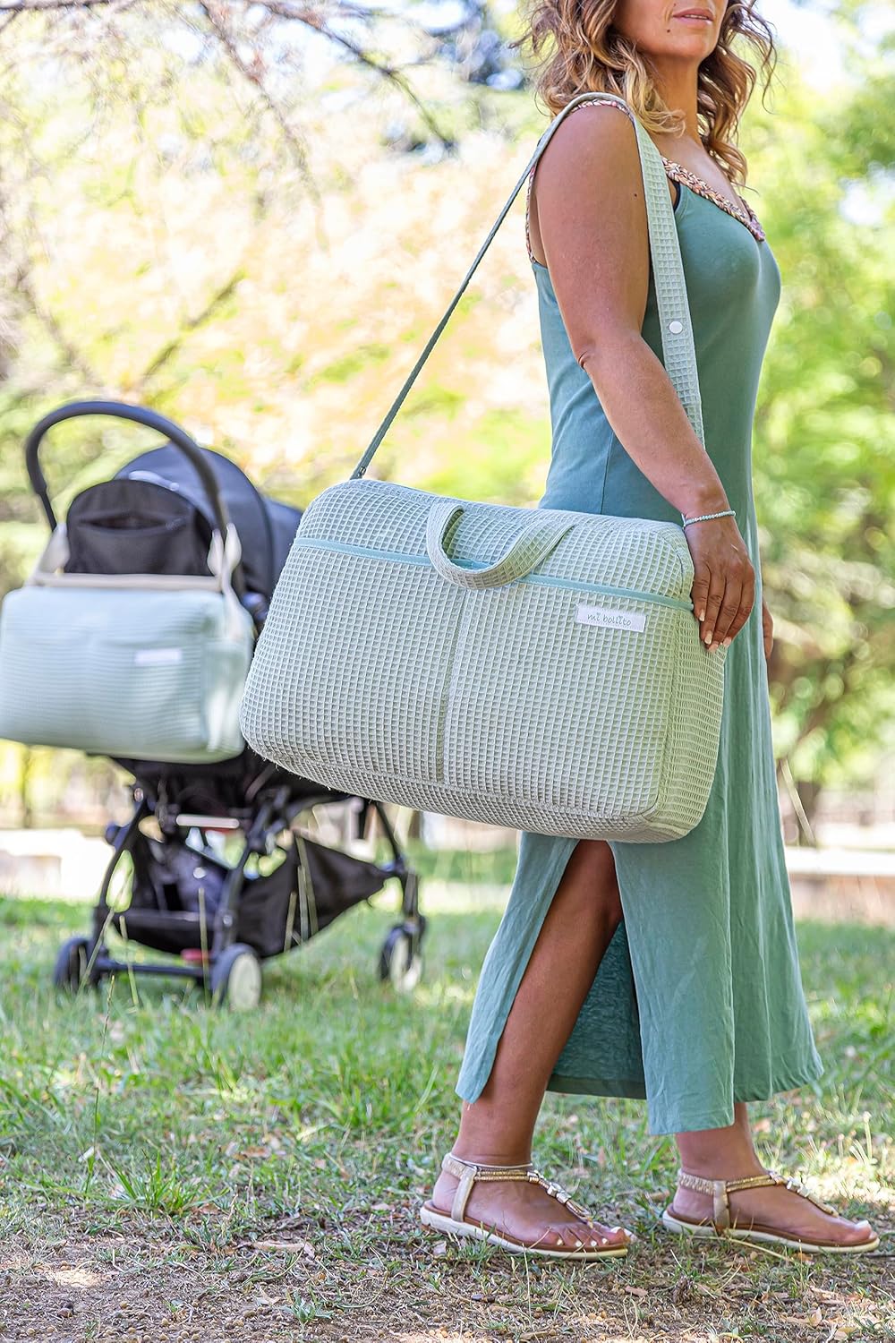 Unverzichtbares Set für Mütter, Väter und Babys: Mutterschaftstasche, Wickeltasche, tragbare Wickelu
