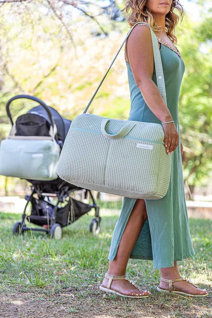 Unverzichtbares Set für Mütter, Väter und Babys: Mutterschaftstasche, Wickeltasche, tragbare Wickelu