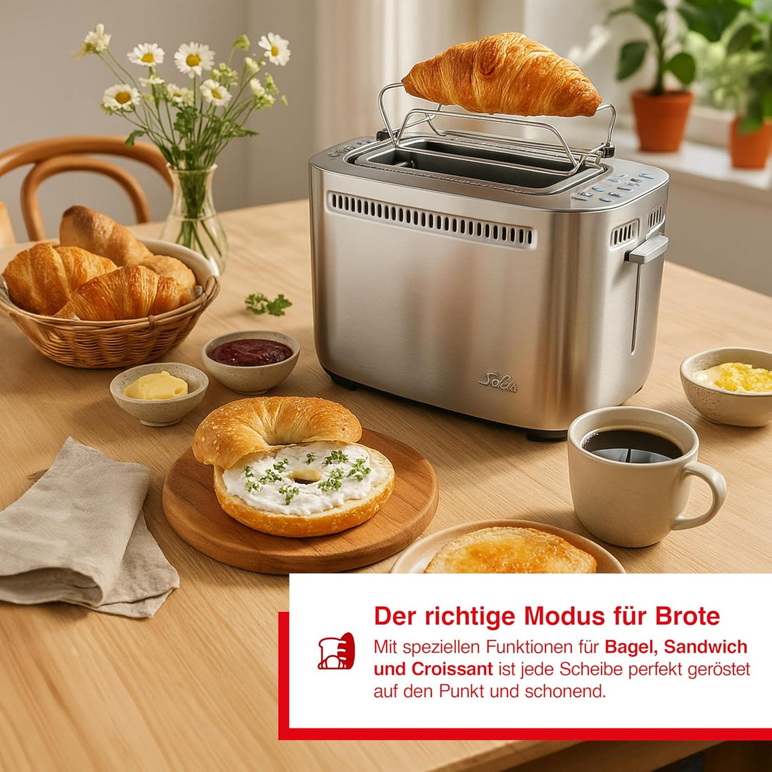 Solis Sandwich Toaster 8003 Sandwichmaker - Toster Griller - Sandwich Grill - Turbofunktion - Funkti